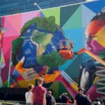 Peinture murale d’Eduardo Kobra au siège de l'ONU