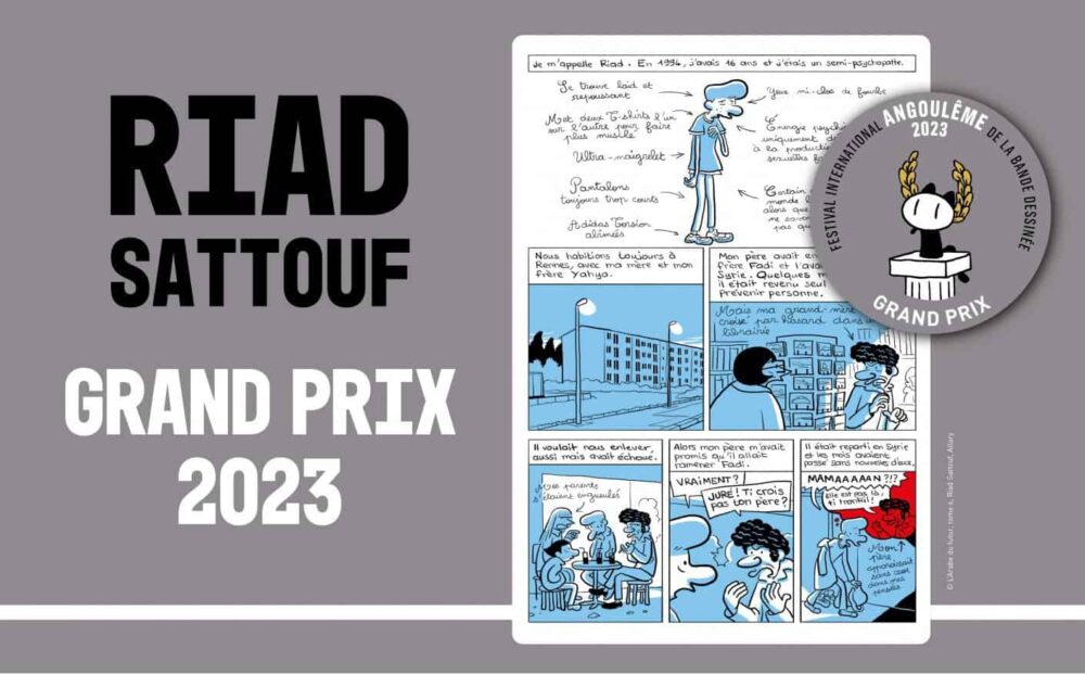 Riad Sattouf, lauréat du Grand Prix de BD d'Angoulême