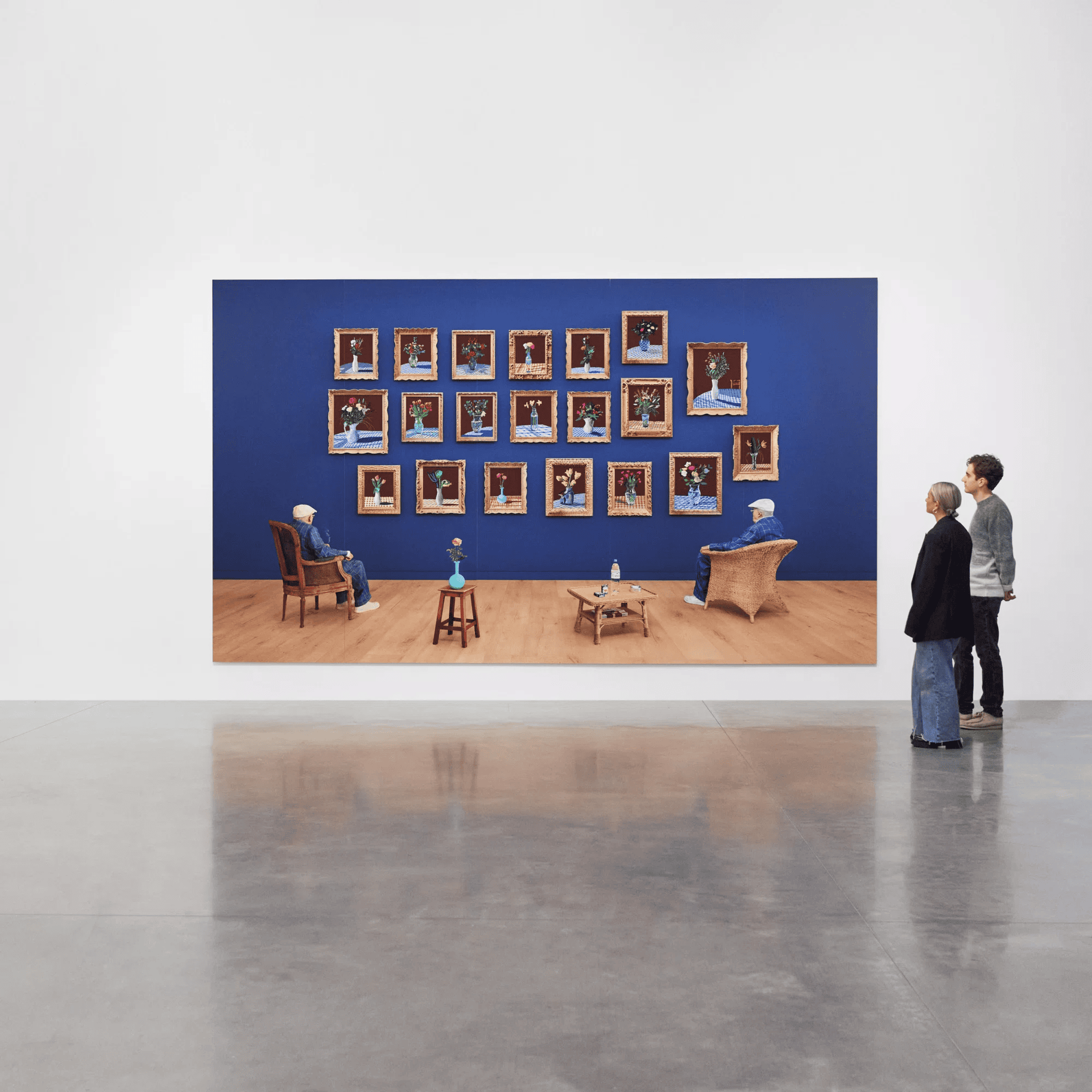 David Hockney, 20 Flowers and Some Bigger Pictures à Pace Gallery à New York