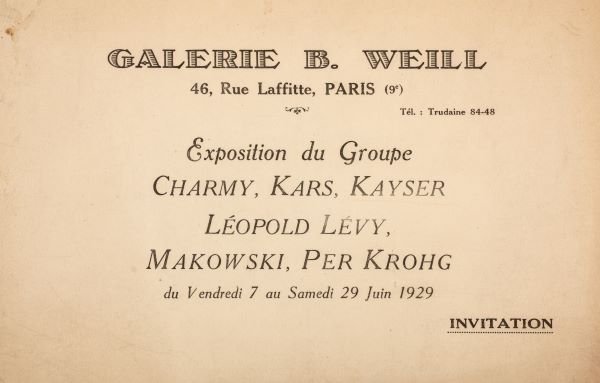"Berthe Weill, galeriste de l’avant-garde parisienne" 13 "Berthe Weill, galeriste de l’avant-garde parisienne"