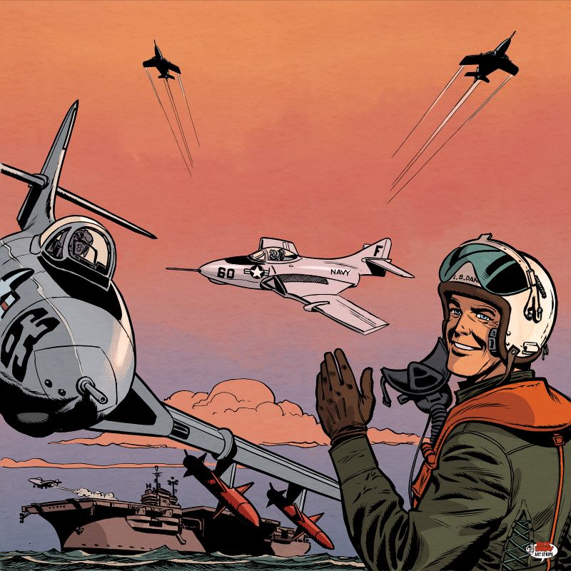"Les Buck Danny Art Strips”