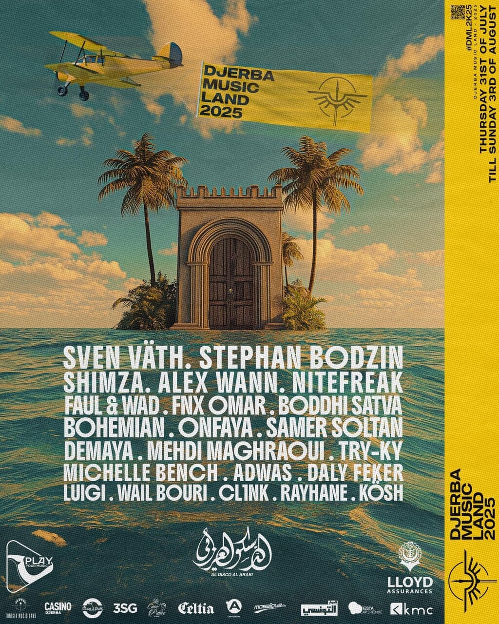 Djerba Music Land 2025 dévoile son line up final 
