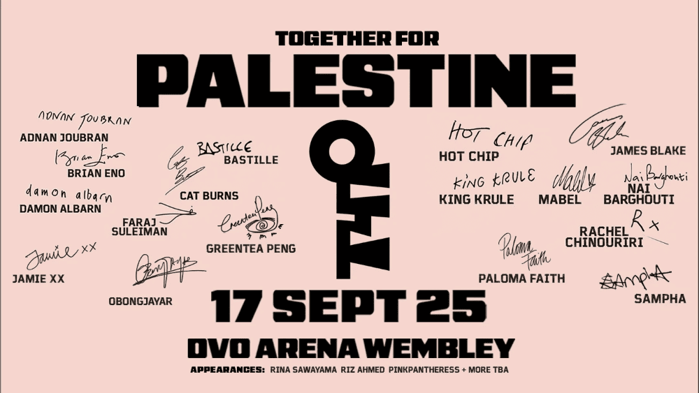 « Together for Palestine », le plus grand concert solidaire du Royaume-Uni pour Gaza