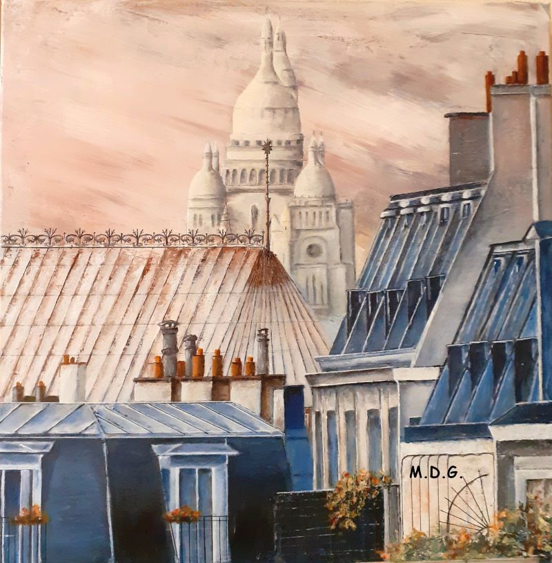 Madeleine DEFFIEUX « La poésie des toits de Paris »