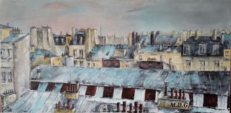 Madeleine DEFFIEUX « La poésie des toits de Paris »