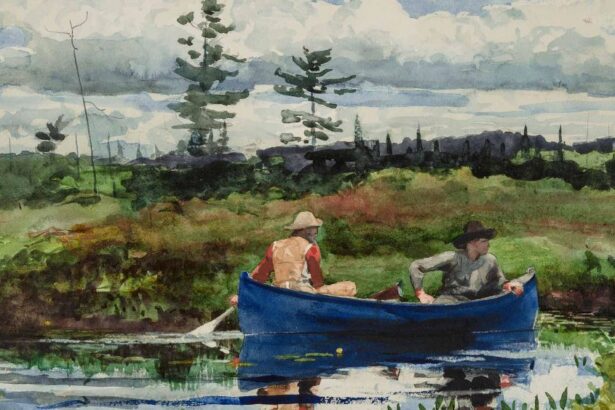 Winslow Homer, The Blue Boat, aquarelle, 1892