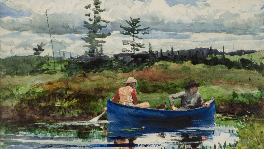 Winslow Homer, The Blue Boat, aquarelle, 1892