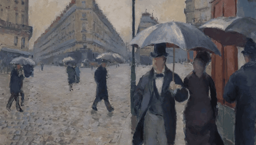 Sous la pluie. Peindre, vivre et rêver