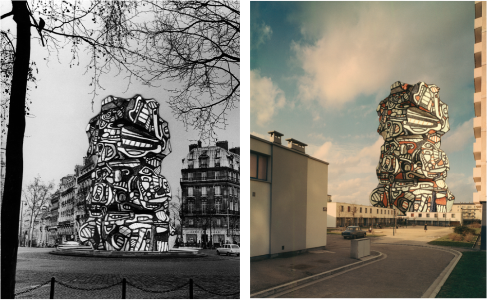 Jean Dubuffet et la Tour 