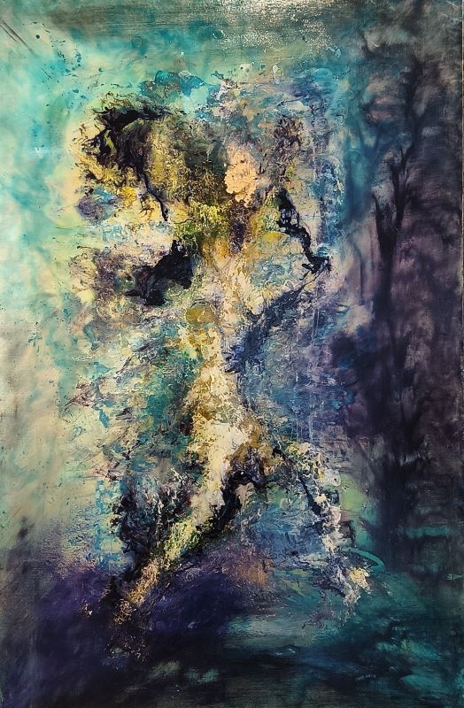 Véronique Loubaton, la peinture comme dérive cosmique