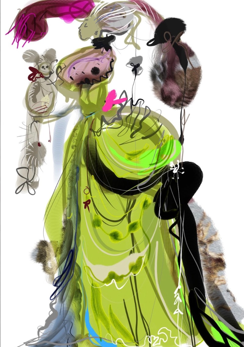 "Dessins, gribouillages et graffitis" : Christian Lacroix à l'honneur au musée Réattu