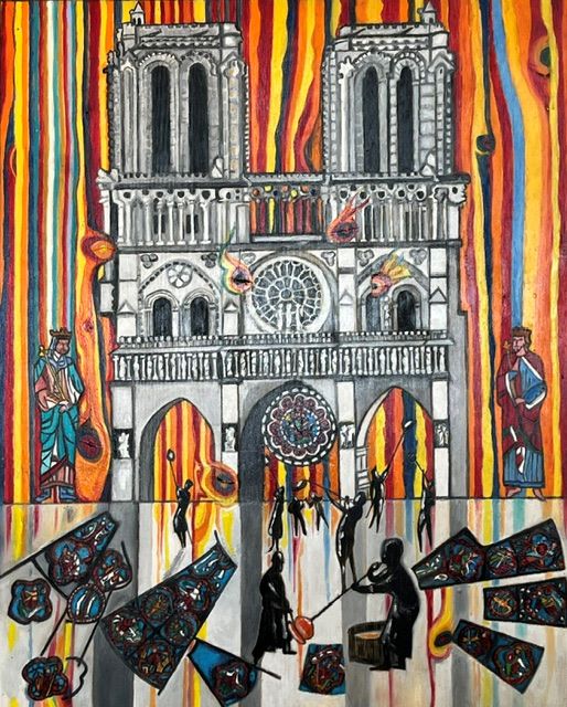 L'exposition "Cathédrales & symboles » d'Hélène Morel
