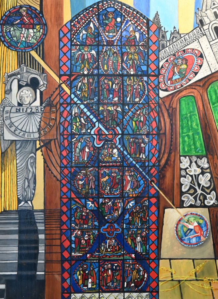 L'exposition "Cathédrales & symboles » d'Hélène Morel