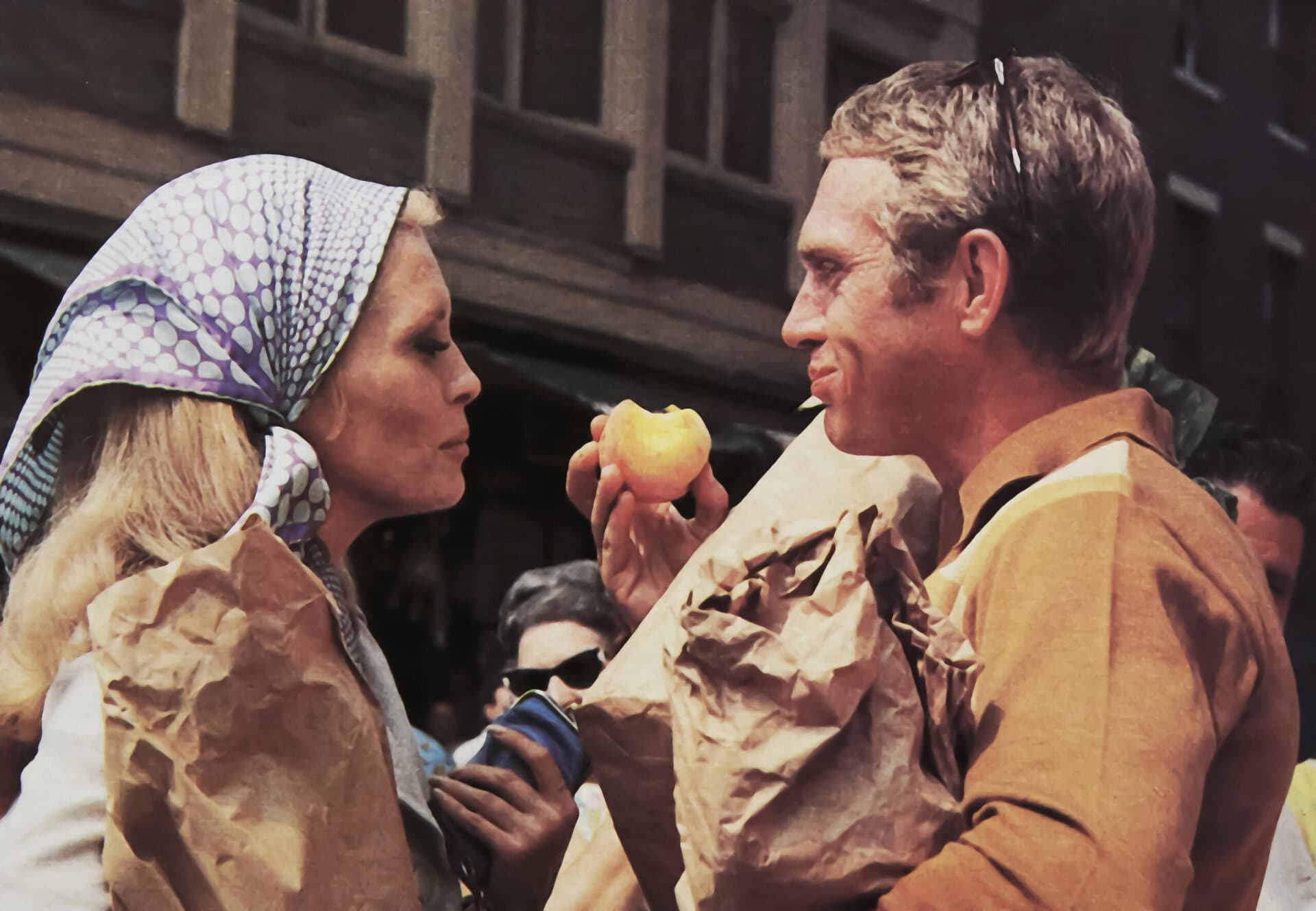 Faye Dunaway et Steve Mcqueen
