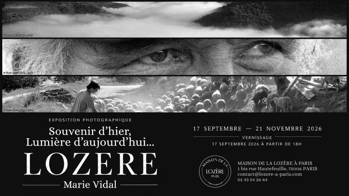Marie Vidal expose la Lozère en noir et blanc à Paris